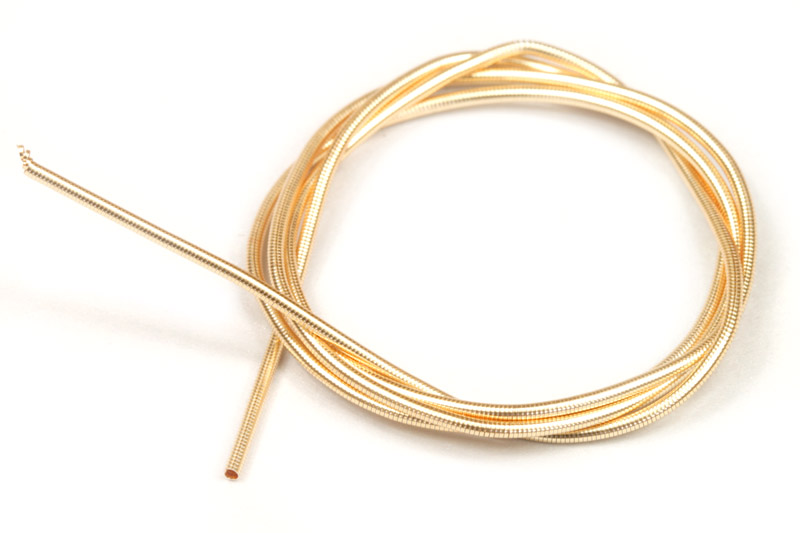 Ochranná dutinka French wire - MEDIUM (0,9 mm), The Beadsmith, bal. 36 cm - zlatá