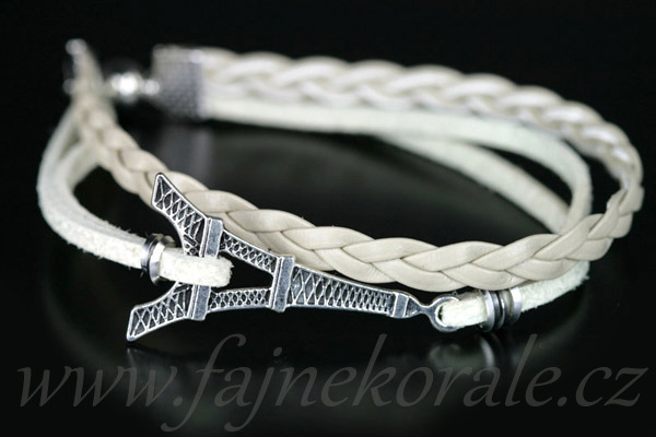 Plochý řemínek 3 mm, imitace kůže (semiše), 1 ks cca 1 m - světle hnědá, natur