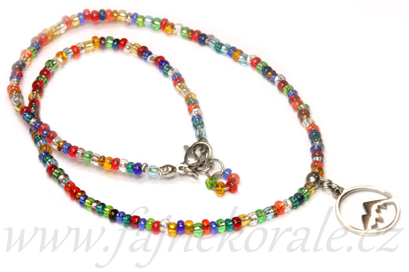 PRECIOSA rokajl MIX 6/0 (3,7 - 4,3 mm), bal. 50 g - mix transp. barev, SL