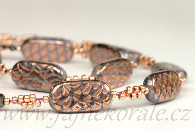 Ocel-nylonové lanko průměr 0,45 mm, barva hnědá, 1 m