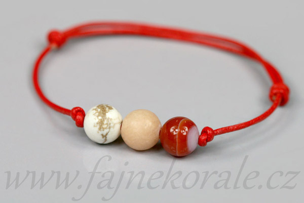 Kulatý kožený řemínek, průměr 1 mm, 1 m - barva červená