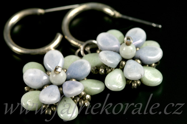 Náušnicové kroužky (kreoly) 16 mm + očko 4 mm, galva platina, 1 pár (ČR)