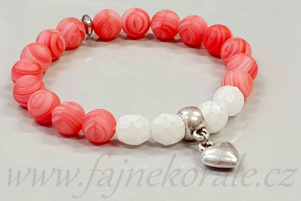 Mezidíl korálek s očkem na přívěsek, průměr 7 mm, galva platina/starostříbro, 1 ks