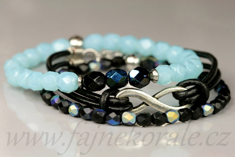 Kulatý kožený řemínek, průměr 2 mm, 1 m - barva černá