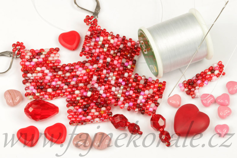 Rokajl Preciosa MIX 10/0 (2,2 - 2,4 mm), bal. 50 g - růžovo-červený mix
