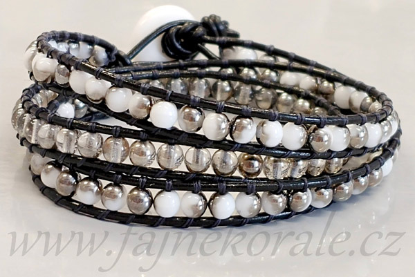 Kulatý kožený řemínek, průměr 1,5 mm, 1 m - barva zelený tyrkys, modrozelená