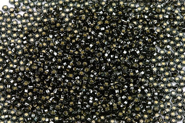 PRECIOSA rokajl 11/0 (2,0 - 2,2 mm) SH, bal. 50 g - transparentní šedá, SL