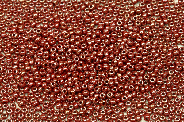 TOP Rokajl Preciosa 11/0 (2,0 - 2,2 mm) RH, 20 g - hnědá listr, Sfinx (18600)