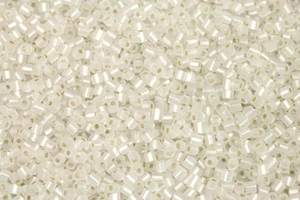 PRECIOSA™ dvoukrátky (2cuts) 10/0 (2,0 - 2,2 mm) RH, bal. 50 g - matný krystal, SL