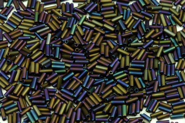 PRECIOSA Delica-RH, válečky 4x1,3 mm, bal. 50 g - fialový iris matný