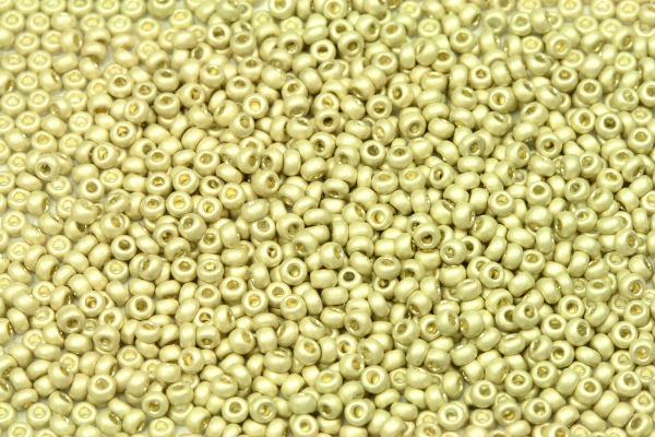 Rokajl Preciosa 10/0 (2,2 - 2,4 mm) RH, 50 g - metalická stříbrná matná