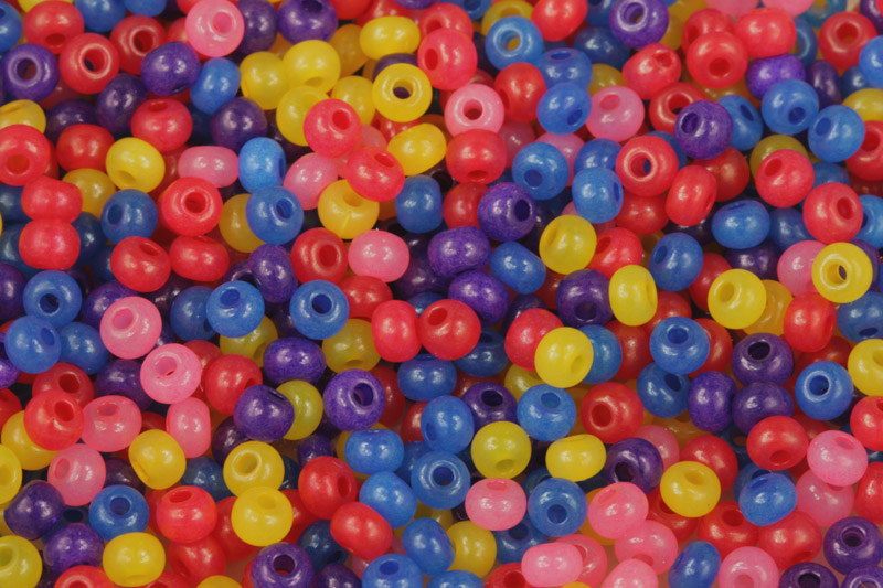 PRECIOSA rokajl MIX 6/0 (3,7 - 4,3 mm), bal. 50 g - barevný mix