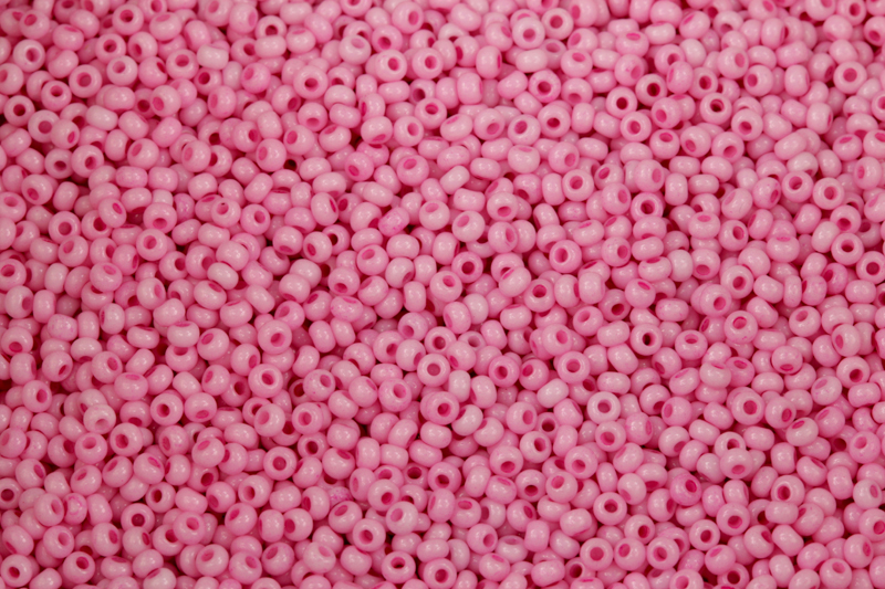 Rokajl Preciosa 10/0 (2,2 - 2,4 mm) RH, bal. 50 g - sytý růžový listr