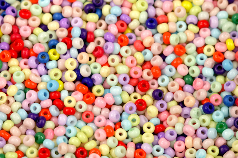 Rokajl Preciosa MIX 8/0 (2,8 - 3,2 mm), bal. 50 g - barevný mix