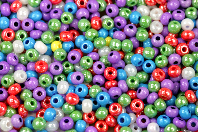 Rokajl Preciosa MIX 6/0 (3,7 - 4,3 mm), bal. 50 g - barevný mix