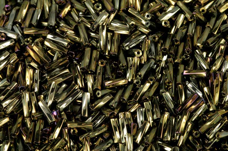 PRECIOSA BuglesHexTw-RH, stáčené hex čípky 3" (6,8 mm), bal. 50 g - hnědý iris