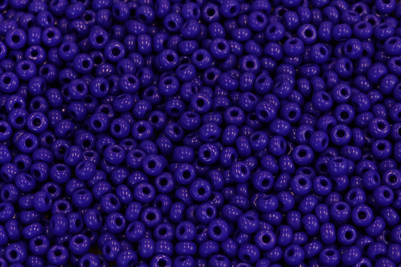 Rokajl Preciosa 8/0 (2,8 - 3,2 mm) RH, bal. 50 g - sytá tmavě safírově modrá