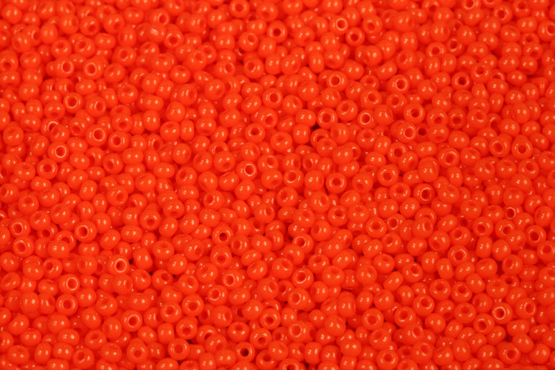 TOP Rokajl Preciosa 10/0 (2,2 - 2,4 mm) RH, bal. 50 g - sytá oranžová (93140)