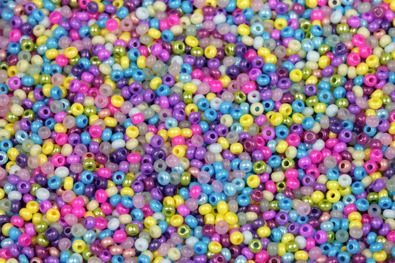 Rokajl Preciosa MIX 10/0 (2,2 - 2,4 mm), bal. 50 g - barevný mix