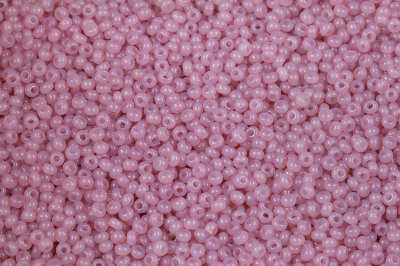 PRECIOSA rokajl 10/0 (2,2 - 2,4 mm) RH, bal. 50 g - fialová, solgel alabastr