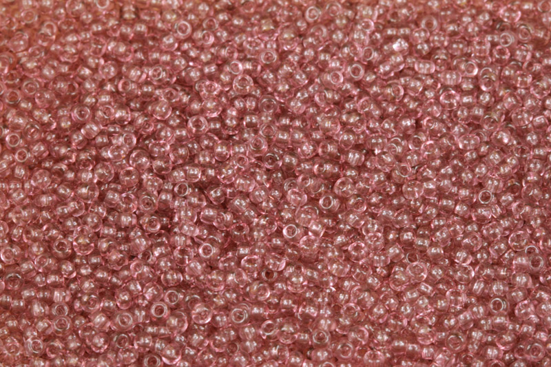 PRECIOSA rokajl 10/0 (2,2 - 2,4 mm) RH, bal. 50 g - hnědá, solgel na krystalu