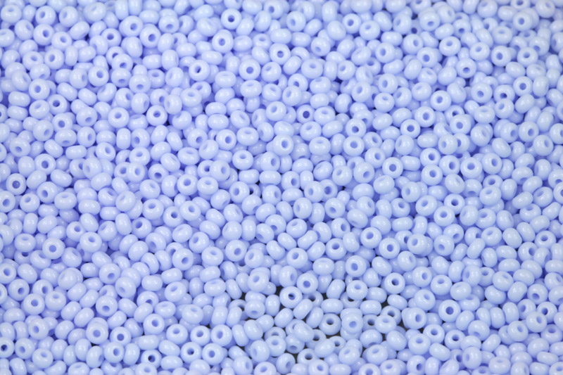 PRECIOSA rokajl 10/0 (2,2 - 2,4 mm) RH, bal. 50 g - sytá světle modrá