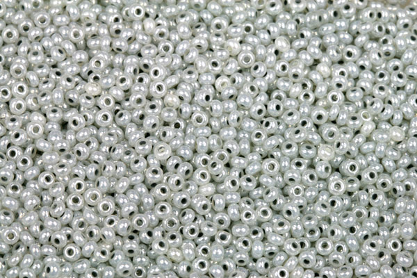 PRECIOSA rokajl 9/0 (2,4 - 2,8 mm) RH, bal. 50 g - šedá, Ceylon grey