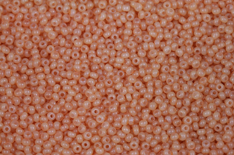 PRECIOSA rokajl 10/0 (2,2 - 2,4 mm) RH, bal. 50 g - béžovohnědá, solgel na alabastru