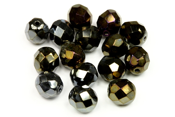 Broušená kulička "ohňovka" 8 mm, 20 ks/16 cm