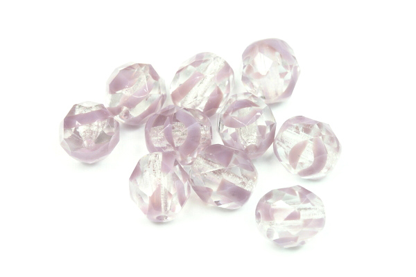 Broušená kulička "ohňovka" 8 mm, 20 ks/16 cm