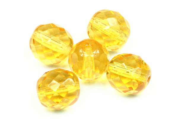 Broušená kulička "ohňovka" 12 mm, 14 ks/16,8 cm