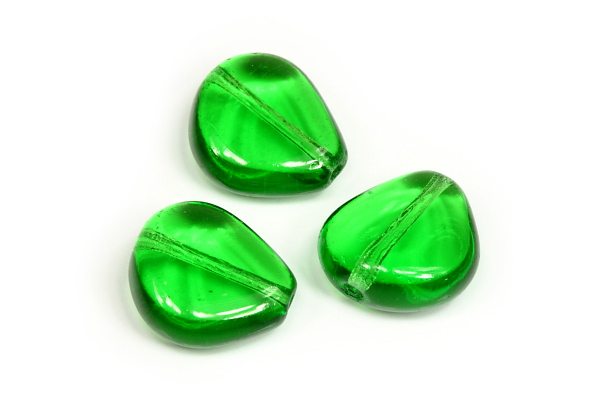 Mačkané perle 15x14 mm, 11 ks/16 cm