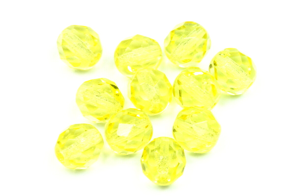 Broušená kulička "ohňovka" 8 mm, 20 ks/16 cm
