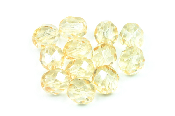 Broušená kulička "ohňovka" 8 mm, 20 ks/16 cm