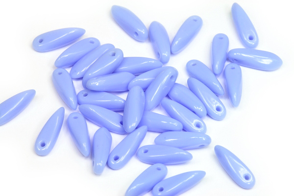 Mačkané jazýčky 3x11 mm, 35 ks - sytá modrá