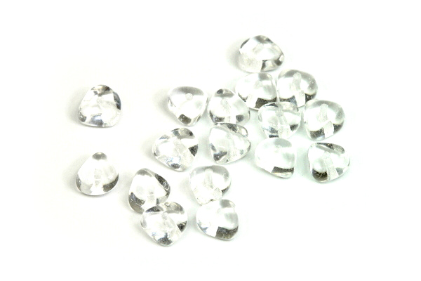 Mačkaná perle 6x3 mm, 50 ks/16 cm