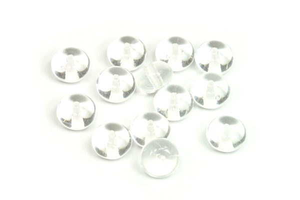 Mačkaný slavík 5x8 mm, 35 ks/16 cm - krystal