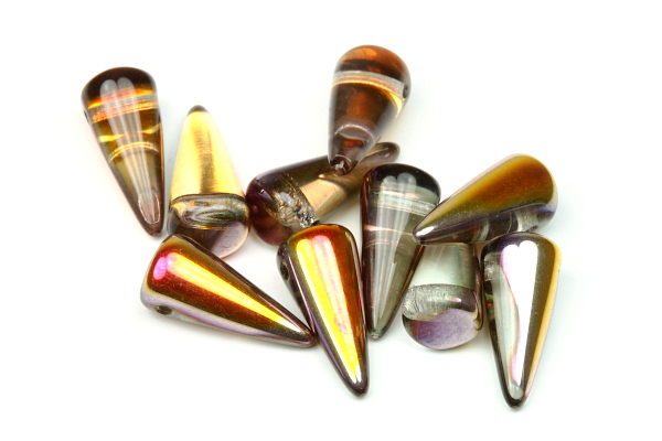 Mačkaný trn Spike 6x14 mm, 5 ks - pokov Santander na krystalu