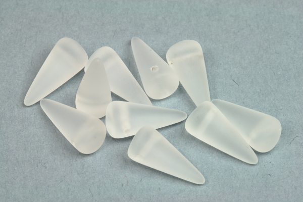 Mačkaný trn Spike 6x14 mm, 5 ks - matný krystal