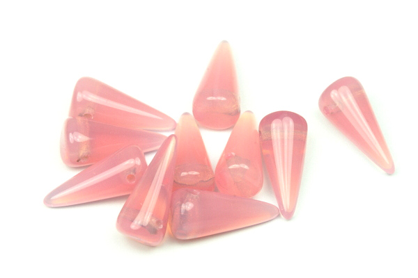 Mačkaný trn Spike 6x14 mm, 5 ks - roza opál
