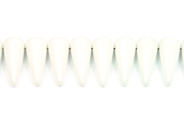 Mačkaný trn Spike 6x14 mm, 5 ks - bílá křída