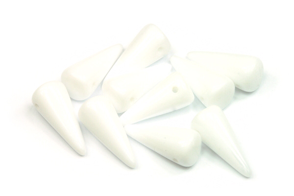 Mačkaný trn Spike 6x14 mm, 5 ks - bílá křída