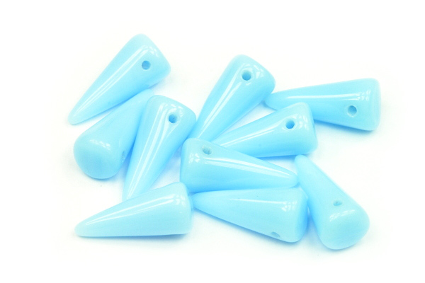 Mačkaný trn Spike 6x14 mm, 5 ks - sytá tyrkysově modrá