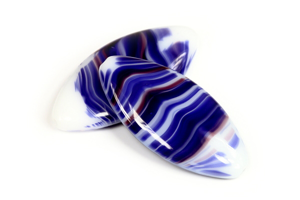 Mačkaný oválek 30x15 mm, 4 ks