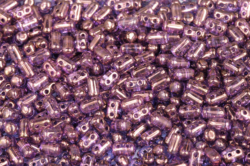 Matubo Rulla™ 3x5 mm, bal. 10 g - fialový listr Vega na krystalu