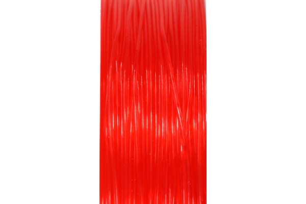 Elastomer kulatý, průměr 0,6 mm, cívka 18 m - barva červená, (2. jakost)
