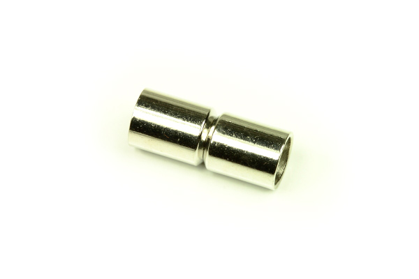 Magnetické zapínání váleček, vlepovací, na průměr 7 mm, galva platina, 1 ks