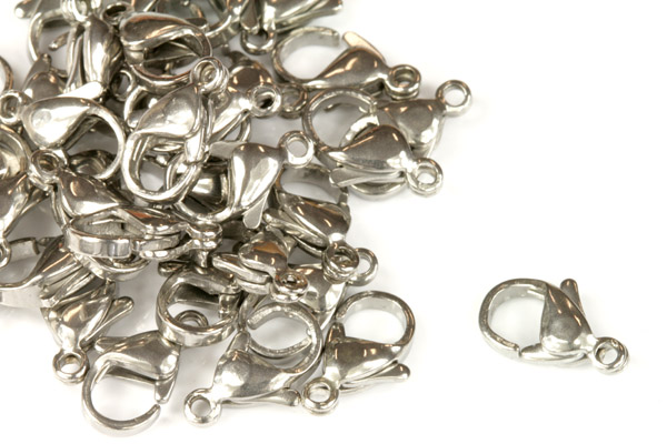 Karabinka 10 mm, nerezová ocel AISI 304, 1 ks