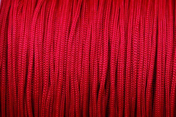 Nylonová šňůrka vázací, průměr 0,8 mm, metráž 1 m - bordó červená