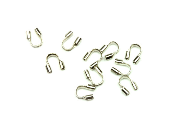 Koncovka podkova 5x4 mm, nerezová ocel AISI 304, 20 ks